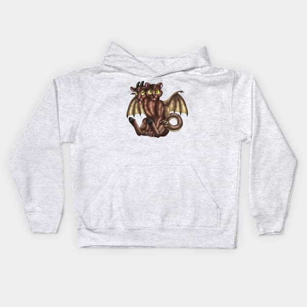 Chimera Cubs: Chocolate Kids Hoodie by spyroid101